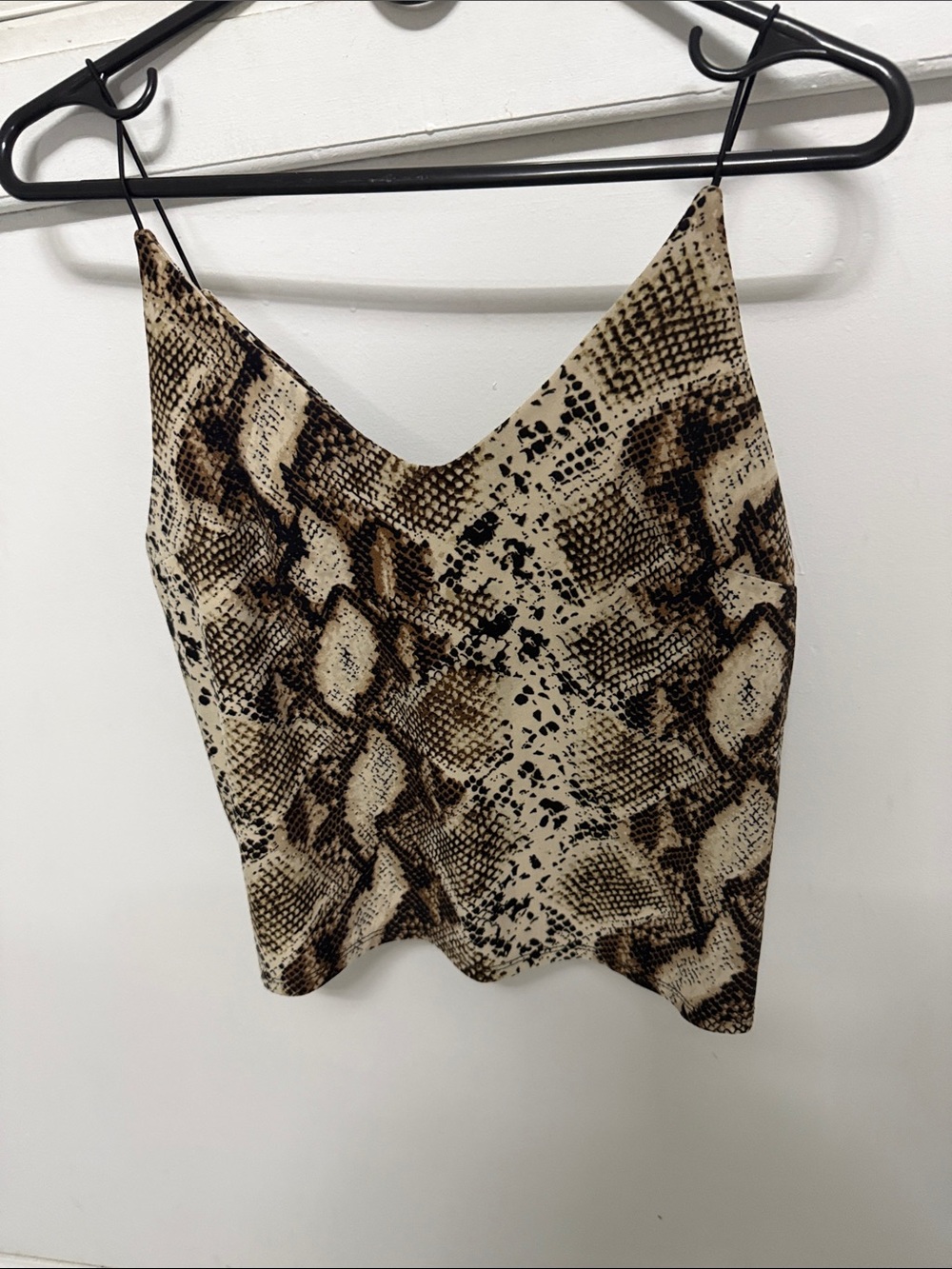 Reptile-Pattern Pet Habitat Cover - Brown/Beige